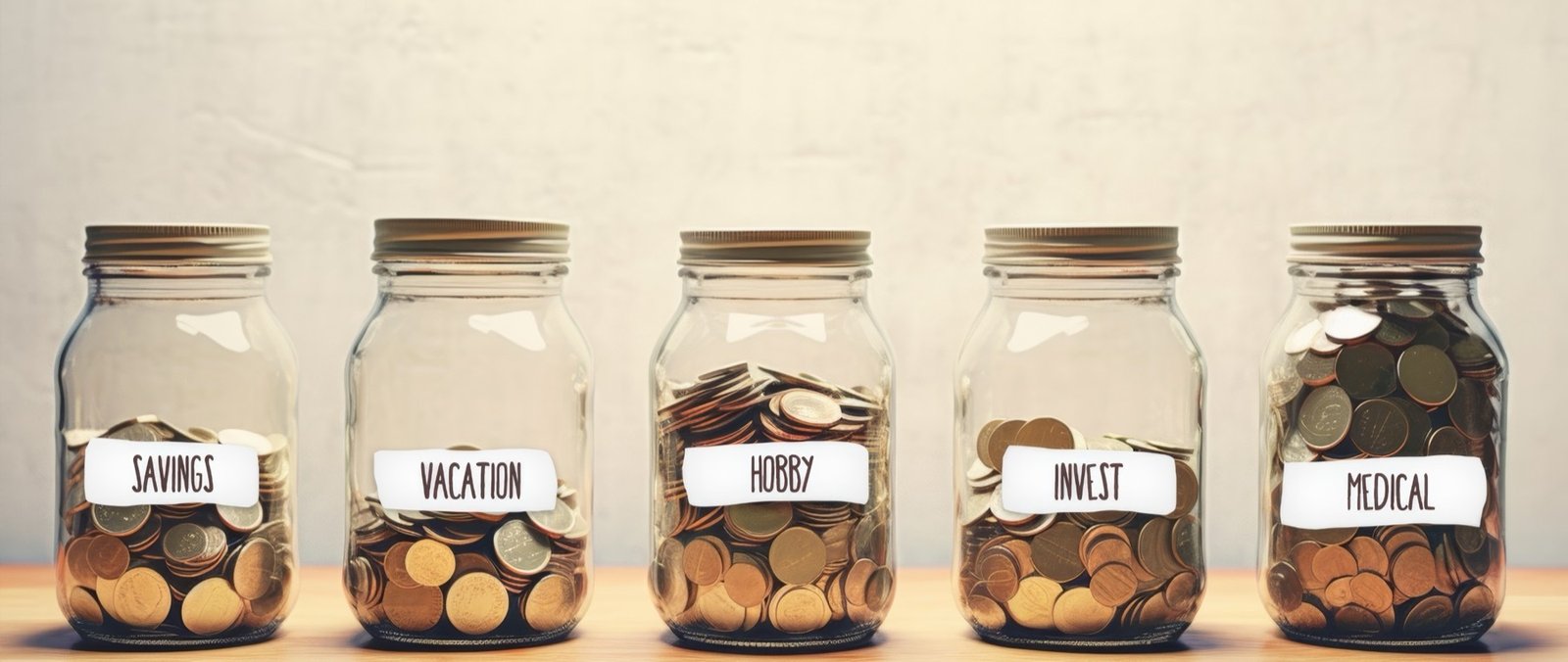 Budget planning jars